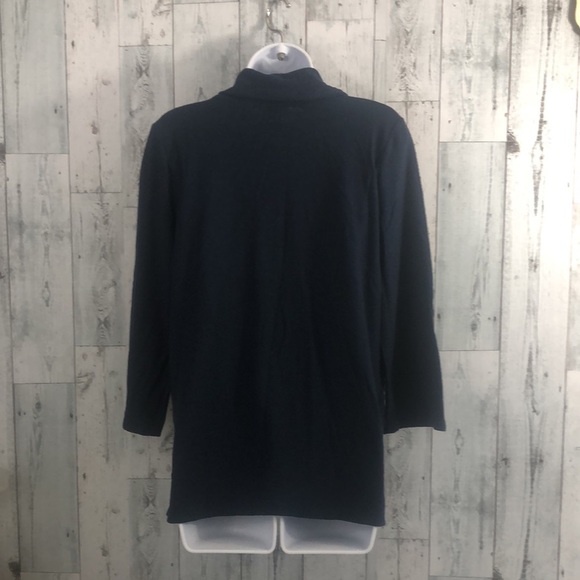 J.Jill Drawstring Cowl Neck High/Low Top Small - Picture 4 of 10